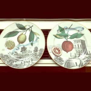 Fitz and Floyd porcelain plates